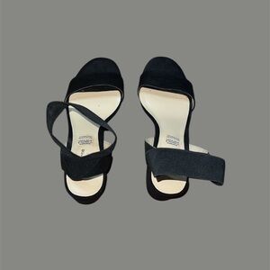 Liz Claiborne Strap Heels from JC Penny in Black #heels #jcpenny #work #office